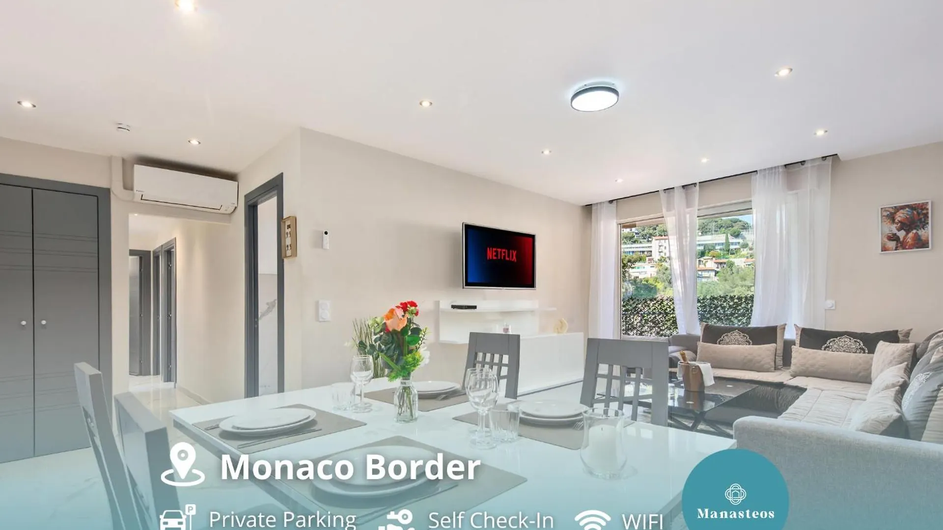 5 Min De Monaco - Charmant Trois Pieces - Parking - Df Beausoleil